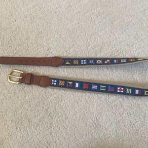 Nautical belt size 32 worn once
